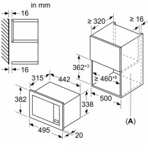 Mikrobangė BOSCH BFL523MB3