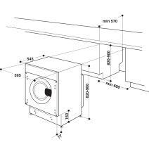 Skalbyklė-džiovyklė Whirlpool WDWG751482 EU