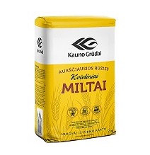 Kvietiniai miltai KAUNO GRŪDAI, aukščiausia rūšis, 550 C, 2 kg