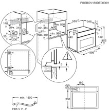 Įmontuojama kompaktinė orkaitė Electrolux EVM8E08X