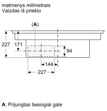 Indukcinė kaitlentė su integruota ventiliacijos sistema Neff T58PL6EX2