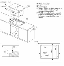 Indukcinė kaitlentė su integruota ventiliacijos sistema Neff T58PL6EX2