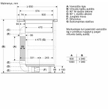 Indukcinė kaitlentė su integruota ventiliacijos sistema Neff T58PL6EX2