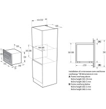 Įmontuojama mikrobangų krosnelė su griliumi Gorenje BM235G1SYB