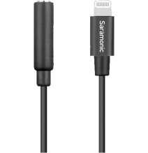 SARAMONIC 3.5MM FEMALE TRS TO LIGHTNING ADAPTER CABLE