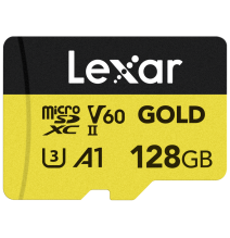 LEXAR MICROSD GOLD UHS-II, R280/W100 C10/A1/U3 (V60) 128GB