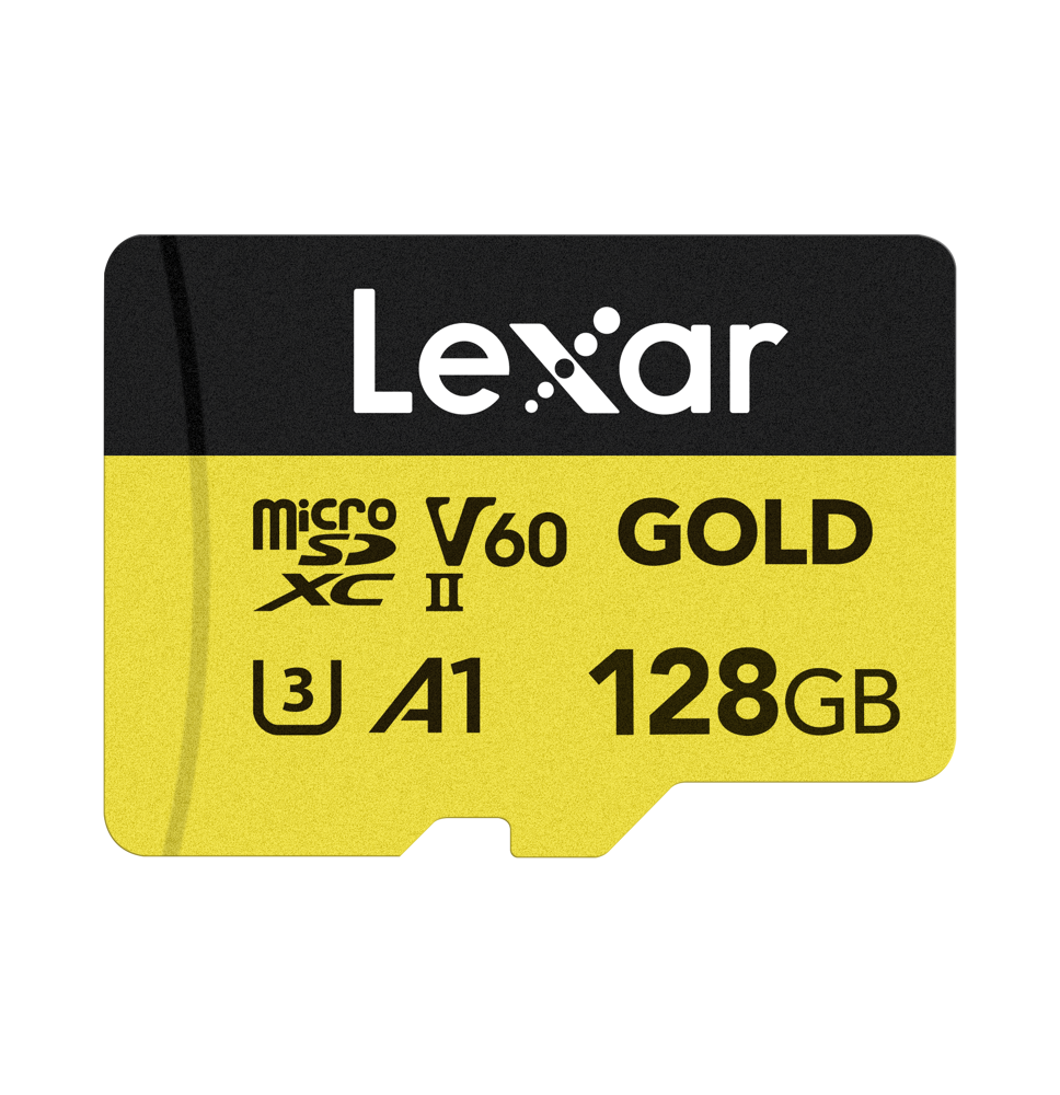 LEXAR MICROSD GOLD UHS-II, R280/W100 C10/A1/U3 (V60) 128GB