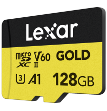 LEXAR MICROSD GOLD UHS-II, R280/W100 C10/A1/U3 (V60) 128GB