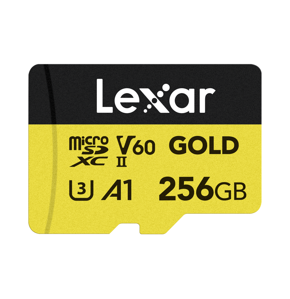 LEXAR MICROSD GOLD UHS-II, R280/W100 C10/A1/U3 (V60) 256GB