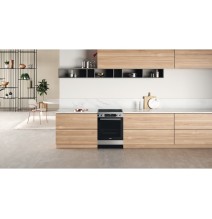 Whirlpool laisvai pastatoma elektrinė viryklė WS68V8CCXT