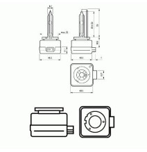 Lemputė PHILIPS D1S WhiteVision gen2 85415WHV2C1