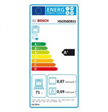 Įmontuojamoji orkaitė su garų funkcija Bosch HSG958DB1S