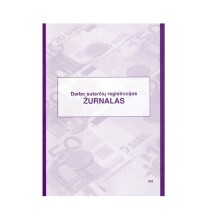 Darbo sutarčių registravimo žurnalas, A4, 12 lapų