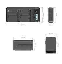 SmallRig 3823 NP-F970 Battery and Charger Kit