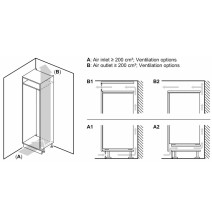 Įmontuojamas šaldytuvas Bosch KIR815SE0