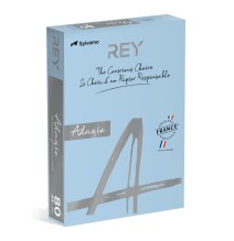 Spalvotas popierius REY ADAGIO A4 80g blue pastel 01