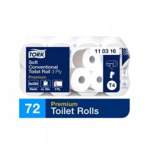 Tualetinis popierius TORK Premium Soft 3 sl, 72vnt