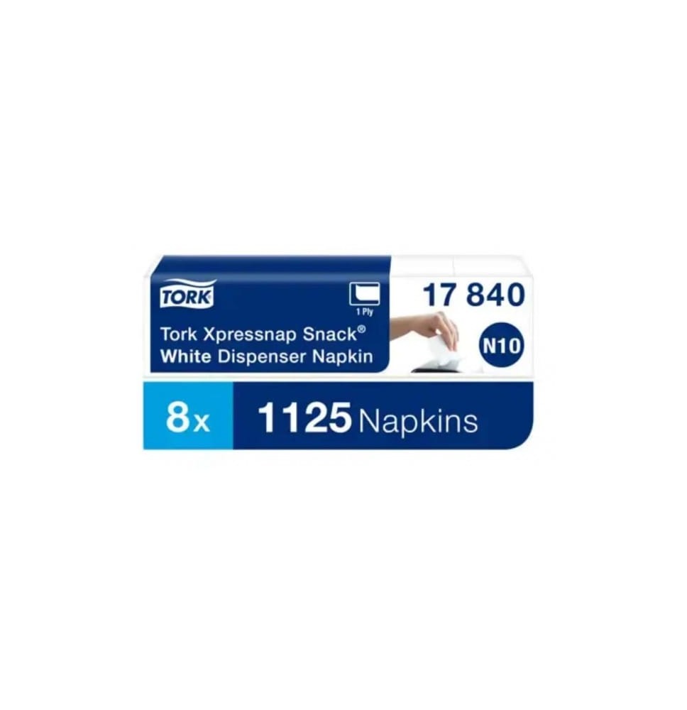 Tork Xpressnap Snack N10 baltos dozatorių servetėlės, 9000 serv.