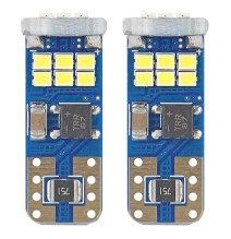 LED lemputė w5w T10 CANBUS 18SMD Balta spalva