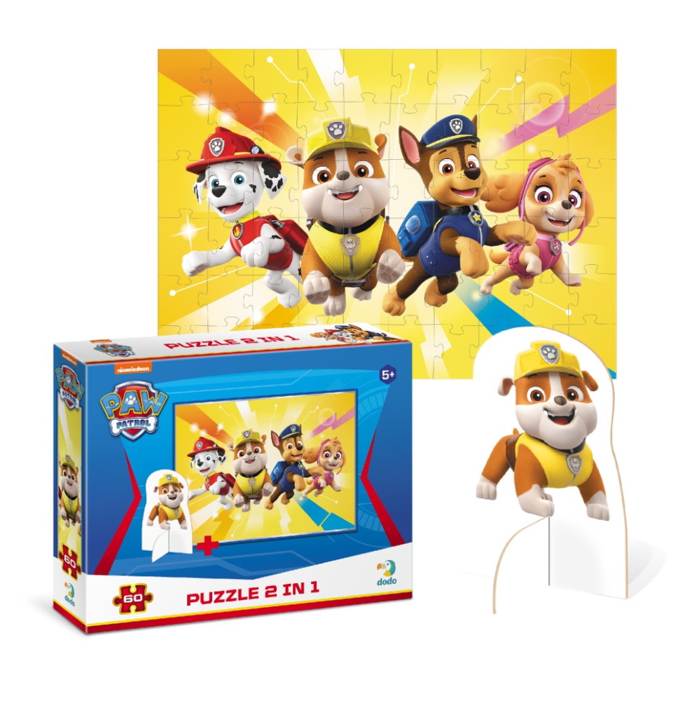 Dodo dėlionė vaikams Paw Patrol su figūrėle (60 det.)