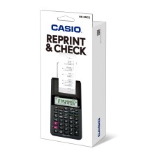 Spausdinantis skaičiuotuvas CASIO HR-8RCE-BK-S-EC, 42 x 102 x 209 mm