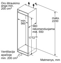 Šaldytuvas Bosch KIV86VFE1