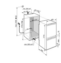 Įmontuojamas šaldytuvas Liebherr ICBNd 5163