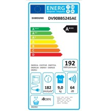 Džiovyklė Samsung DV90BB5245AES7, 9 kg