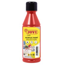 Akriliniai dažai JOVI, 250ml, raudonos sp.