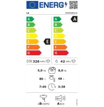 Skalbimo mašina su džiovinimo funkcija LG F2DR508S1W