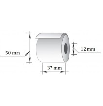 Terminė kasos juosta, 37 mm x 30 m/12 mm, 14 vnt/pak