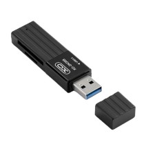 XO DK05B USB 3.0 memory card reader 2W1 (black)