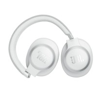 JBL Live 770NC Belaidės/Laidinės ausinės, Bluetooth, 3.5mm jack, Balta