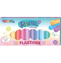 Plastilinas COLORINO Pastel, 12 pastelinių spalvų