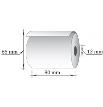 Terminė kasos juosta, 80 mm x 63 m/12 mm, 10 vnt/pak