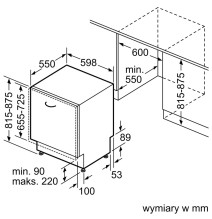 Indaplovė  Bosch SMV4EVX01E