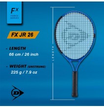 Teniso raketė Dunlop FX JR 26" 225g G0