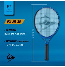 Teniso raketė Dunlop FX JR 25" 217g G0