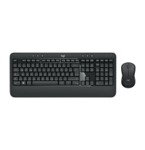 Logitech MK540 Advanced Combo Belaidė klaviatūra + pelė, RF Wireless, EN Juoda