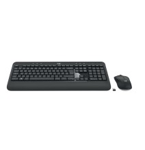 Logitech MK540 Advanced Combo Belaidė klaviatūra + pelė, RF Wireless, EN+ARA Juoda