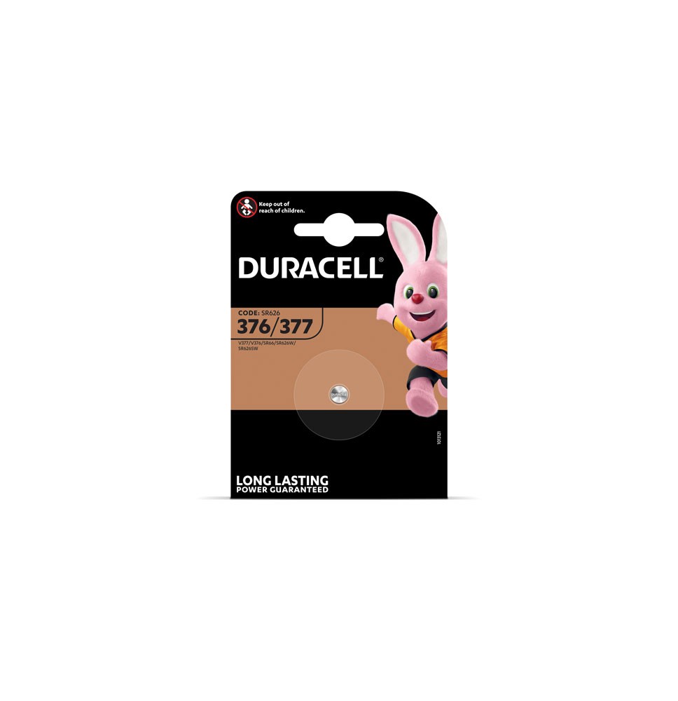 Baterijos DURACELL 377, 1pc