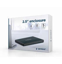 Gembird | Storage enclosure | EE2-U3S-3 | Hard drive | 2.5" | SATA 6Gb/s | USB 3.0