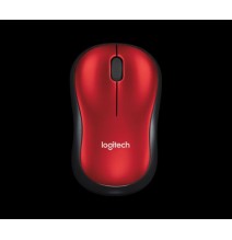 Belaidė optinė LOGITECH M185, raudona sp.