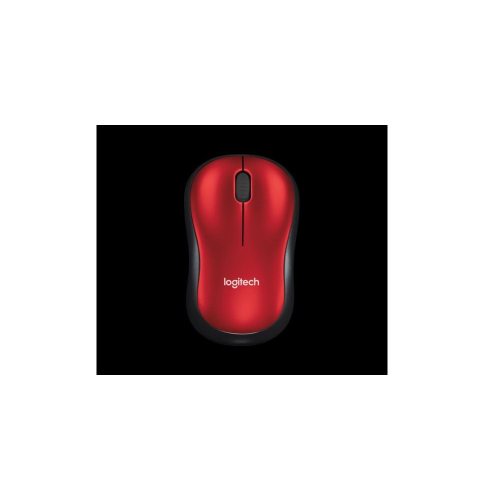 Belaidė optinė LOGITECH M185, raudona sp.