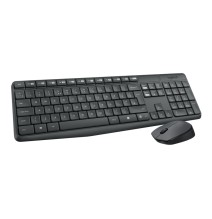 Rinkinys, belaidė klaviatūra ir pelė LOGITECH MK235, ENG, juoda sp.