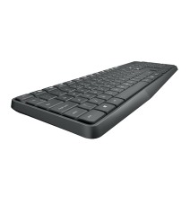 Rinkinys, belaidė klaviatūra ir pelė LOGITECH MK235, ENG, juoda sp.