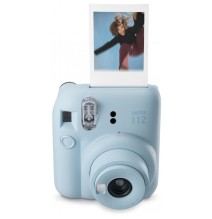 Momentinis fotoaparatas instax mini 12 PASTEL BLUE+instax mini glossy (10pl)+originalus dėklas