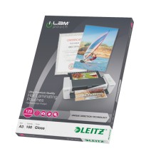 Laminavimo vokeliai Leitz, A3, 303x426 mm, 125 mik., UDT, blizgūs, 100 vnt.