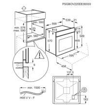 Orkaitė Electrolux EOF3H50BX