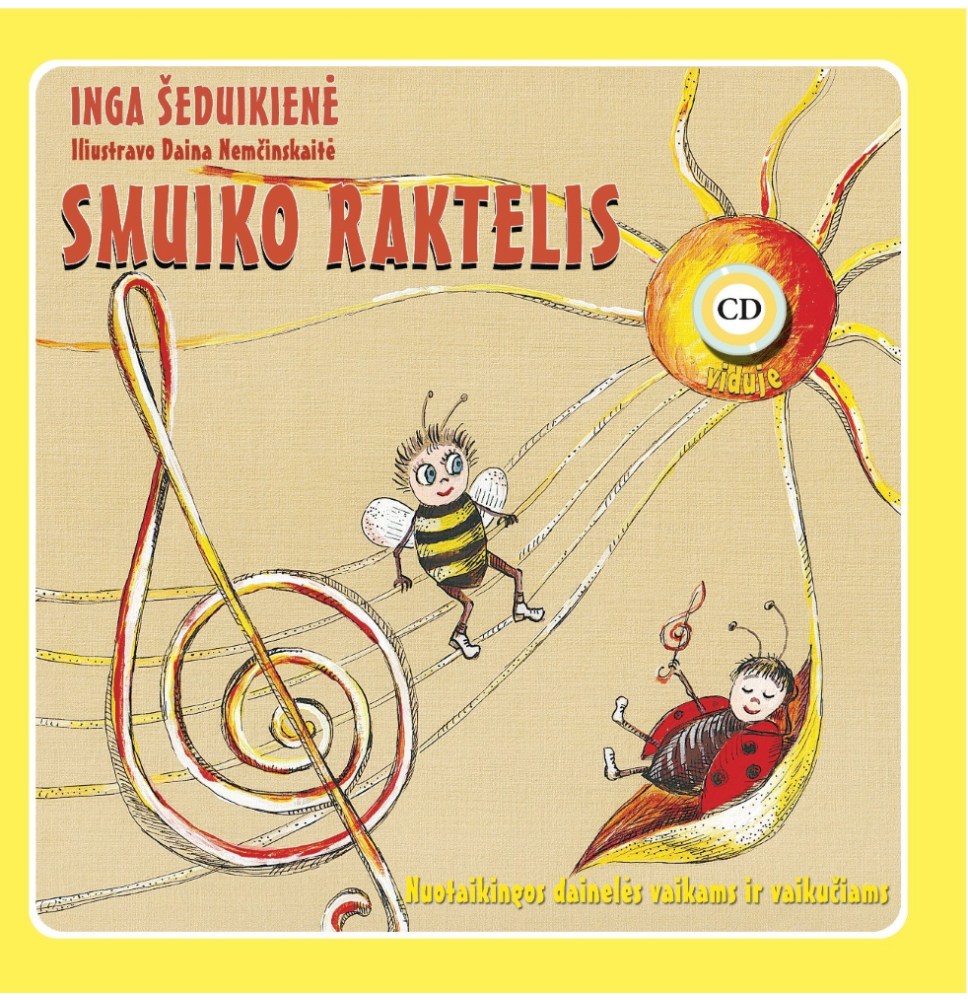 Dainų knygelė su CD, Smuiko raktelis